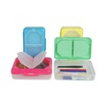 Office & Office Supplies | C-Line 48500 8.25 in. x 5.43 in. x 2.43 in. 3 Compartments Storage Box - Assorted Colors (12/Carton) image number 4