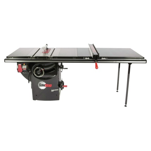 Summer Savings Start Here! Cool Deals on Fans, Tools & Outdoor Equipment | SawStop PCS175-TGP252 110V Single Phase 1.75 HP 14 Amp 10 in. Professional Cabinet Saw with 52 in. Professional Series T-Glide Fence System image number 0
