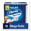 Office Jansan | Charmin 08797 2-Ply Ultra Soft Mega Roll Septic Safe Bathroom Tissue - White (18/Carton) image number 1