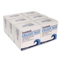 Cleaning Cloths | Boardwalk 96157-M-BWK 2.5 in. x 4.5 in. x 1 in. Eraser Pads - White (6 Packs/Carton) image number 4