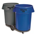 Dollies | Rubbermaid Commercial FG264600BLA 20.25 in. x 45 in. x 8 in. 300 lbs. Capacity 2-Container Tandem Dolly - Black image number 5