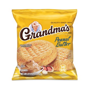 Green Rabbit 2.5 oz. Homestyle Cookies - Peanut Butter (60/Carton)