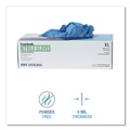 Disposable Gloves | Boardwalk 395XLCTA 5 mil Disposable General-Purpose Powder-Free Nitrile Gloves - X-Large, Blue (1000/Carton) image number 6