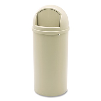 Rubbermaid Commercial 15 gal. Marshal Classic Plastic Container - Beige