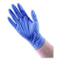 Disposable Gloves | Boardwalk 380MCTA 380 Series 4 mil Thick 9.5 in. Long Powder-Free Disposable General-Purpose Nitrile Gloves - Medium, Blue (100/Box, 10 Boxes/Carton) image number 3