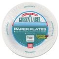  | AJM Packaging Corporation AJM PP9GRAWH 9 in. Paper Plates - White (1200/Carton) image number 0