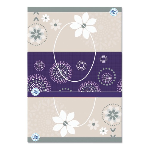 Cleaning & Janitorial Supplies | Puffs 87615 White Facial Tissue, 2-Ply, 8.2 X 8.4 (180/Pack, 8/Carton) image number 0