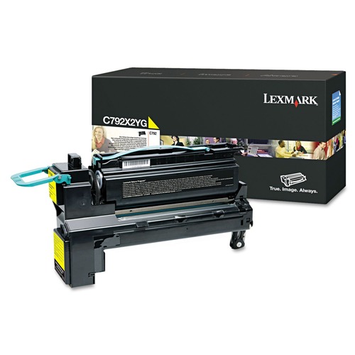 Ink & Toner | Lexmark C792X2YG 20000 Page-Yield Toner Cartridge - Yellow image number 0