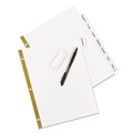Office Jansan | Avery 23078 11 x 8.5 Write and Erase Big Tab Paper Dividers - White (8-Pieces/Set) image number 3