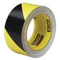 | 3M 5702 2 in. x 108 ft. Safety Stripe Tape - Black/Yellow image number 0