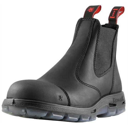 REDBACK BOOTS USA USBBKSC9.5 Easy Escape HD 6 in. Slip On Steel