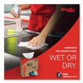 Office Jansan | WypAll 34790 General Clean X60 POP-UP Box 8.34 in. x 16.8 in. Cloths - White (126/Box) image number 2
