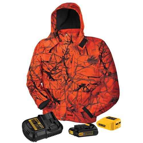 Heated Hoodies | Dewalt DCHJ063C1-L 20V MAX 12V/20V Li-Ion Heated Hoodie Kit - Large image number 0