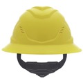  | MSA 10215832 V-Gard C1 Fas-Trac III Full Brim Vented Hard Hat - Yellow image number 1