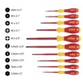 Screwdrivers | Wiha Tools 32093 (10-Piece) Insulated SoftFinish Screwdriver Set image number 3