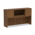  | Alera VA286015WA 58.88 in. x 15 in. x 35.38 in. Valencia Series 4-Compartment Hutch with Doors - Modern Walnut image number 0