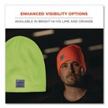 Hats | Ergodyne 16812 N-Ferno 6812 One Size Fits Most Rib Knit Beanie - Black image number 5
