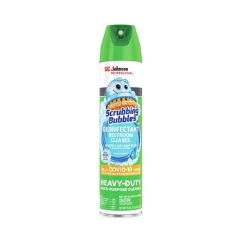 Scrubbing Bubbles Disinfectant Restroom Cleaner II, Rain Shower Scent, 25 Oz Aerosol Spray