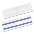 Mops | Unger DMWS2 Excella 18.5 in. x 5 in. Single-Use Spunlace Mop Pad - White image number 0