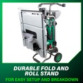 Table Saws | Metabo HPT C10RJSM 15 Amp 10 in. Corded Table Saw with Fold and Roll Stand image number 5
