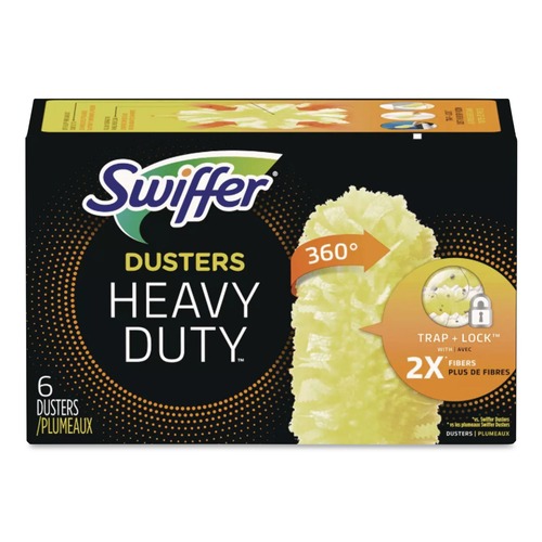 Cleaning & Janitorial Supplies | Swiffer 84931975 360 Duster Refill - Yellow (6/Box) image number 0