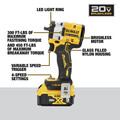 Impact Wrenches | Dewalt DCF923P2 ATOMIC 20V MAX Brushless Lithium-Ion 3/8 in. Cordless Impact Wrench with Hog Ring Anvil Kit with 2 Batteries (5 Ah) image number 5