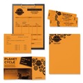Office Jansan | Astrobrights 22651 8.5 in. x 11 in. 24 lbs. Bond Weight Color Paper - Cosmic Orange (500/Ream) image number 2