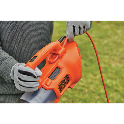 Black Decker 9 Amp Compact Corded Axial Leaf Blower