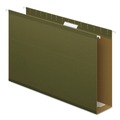 Bulk Savings Pricing 2 | Pendaflex 04153X3 1/5-Cut Tabs 3 in. Capacity Legal Size Extra Capacity Reinforced Hanging File Folders with Box Bottom - Green (25/Box) image number 0