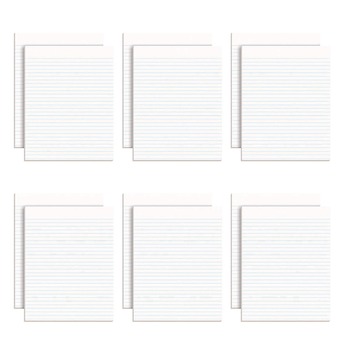 Ampad 21-112 8.5 in. x 11 in. Glue Top Pads - Wide/Legal, White (1-Dozen)