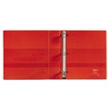 Avery 79586 Heavy-Duty 5 in. Capacity 11 in. x 8.5 in. Non-View Binder with DuraHinge, 3 One Touch Locking EZD Rings and Thumb Notch - Red image number 2