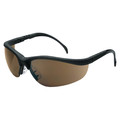 Eye Protection | Crews KD11B Klondike Protective Eyewear, Black Frame, Brown Lens image number 0