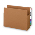 File Folders | Smead 73790 5.25 in. Expansion Letter Size Heavy-Duty Redrope End Tab TUFF Pockets (10/Box) image number 1