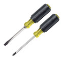 Hand Tool Sets | Klein Tools 85442 1/4 Keystone and #2 Phillips Cushion-Grip Screwdriver Set image number 0