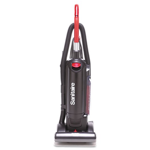 Sanitaire SC5713A FORCE QuietClean 17 lbs. 4.5 qt. Sealed HEPA Bagged Upright Vacuum - Black image number 0