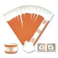 Storage Accessories | Pap-R Products 400050 50 in Dollar Bills Currency Straps - Orange (1000/Pack) image number 3