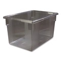 Food Trays, Containers, and Lids | Carlisle FLO 10624-07 StorPlus 18 in. x 26 in. x 15 in. 1-Compartment Plastic Polycarbonate Food Storage Container - Clear image number 3