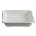 Food Trays, Containers, and Lids | Eco-Products EP-SCS8TNFA 36 oz 8 x 8 x 2 Vanguard Worldview Renewable and Compostable Sugarcane Take-Out Containers - White (200/Carton) image number 3