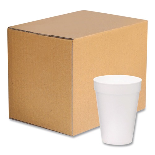 WinCup Foam Drink Cups, 14 oz, White, 1,000/Carton (WCP221972)