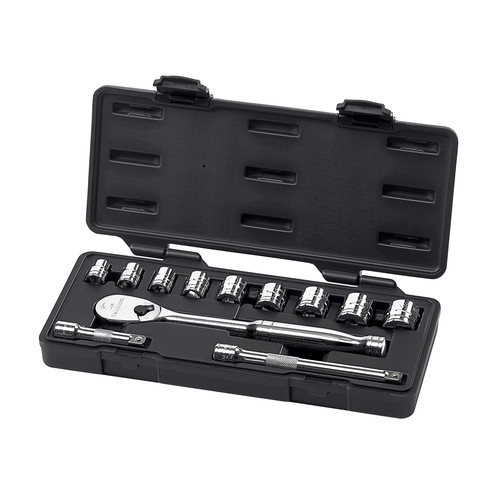 Socket Sets | KD Tools 80556 12-Piece 3/8 in. Drive 6 Point Standard SAE Mechanics Tool Set image number 0