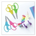 Office Jansan | Westcott 13141 5 in. Long, 1.75 in. Cut Length Pointed Tip Kids Scissors - Assorted Handles (12/Pack) image number 4
