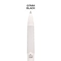 Pens | uni-ball 70706 Medium 0.7 mm 207 Plusplus Retractable Gel Pen - Black Ink, White Barrel (1-Dozen) image number 7