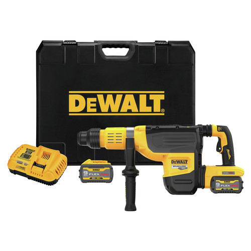 Rotary Hammers | Dewalt DCH775X2 60V MAX Brushless Lithium-Ion 2 in. Cordless SDS MAX Combination Rotary Hammer Kit with 2 Batteries (9 Ah) image number 0