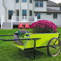 Tool Carts | Sun Joe SJGC7 7 Cubic Foot Heavy Duty Garden plus Utility Cart image number 6