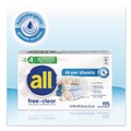 Cleaning & Janitorial Supplies | Dial 72613 47362 Free Clear Dryer Sheets - Fragrance Free (6/Carton) image number 2
