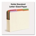 Office Jansan | Smead 75124 3.5 in. Expansion Letter Size End Tab File Pockets - Manila (25/Box) image number 2