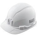Hard Hats | Klein Tools 60100 Non-Vented Cap Style Hard Hat - White image number 0