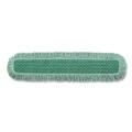 Mops | Rubbermaid Commercial FGJ85500GR00 36 in. Looped End Microfiber Dust Mop Head - Green image number 1