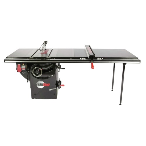 Summer Savings Start Here! Cool Deals on Fans, Tools & Outdoor Equipment | SawStop PCS31230-TGP252 220V Single Phase 3 HP 13 Amp 10 in. Professional Cabinet Saw with 52 in. Professional Series T-Glide Fence System image number 0