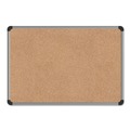 Office Jansan | Universal UNV43712 24 in. x 18 in. Cork Board with Aluminum Frame - Tan Surface image number 0